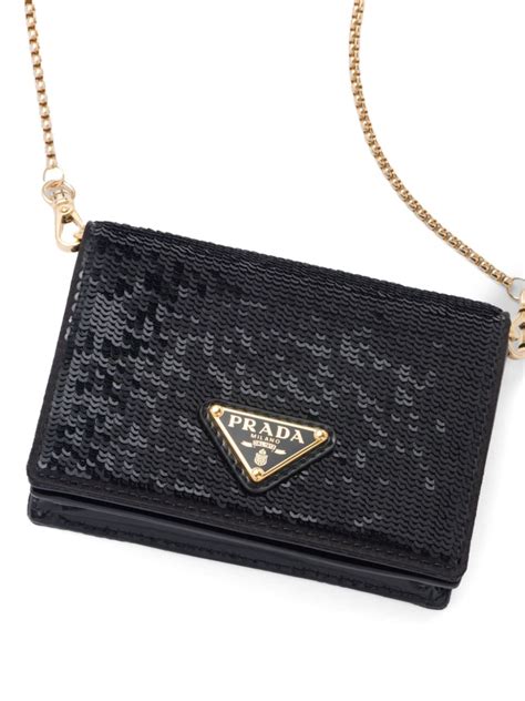 Prada Sequinned wallet